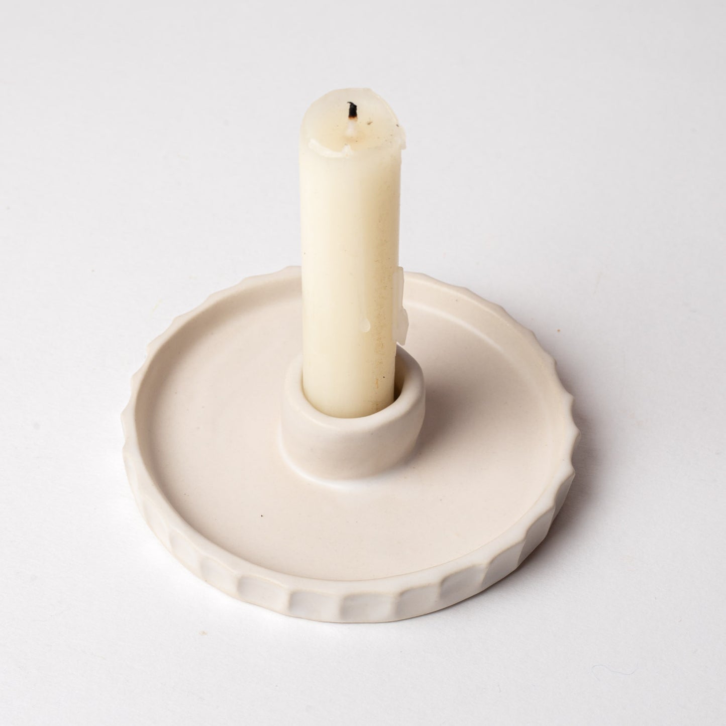 2 Bougeoirs Meringue