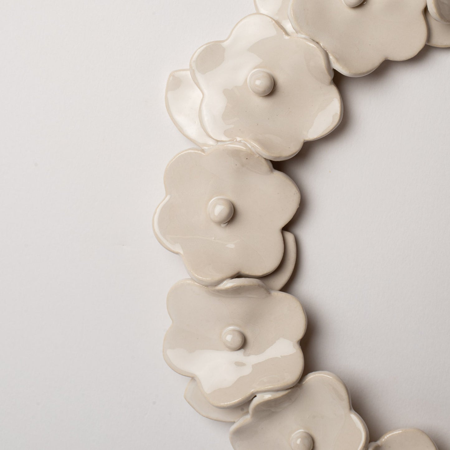 Couronne décorative fleurs