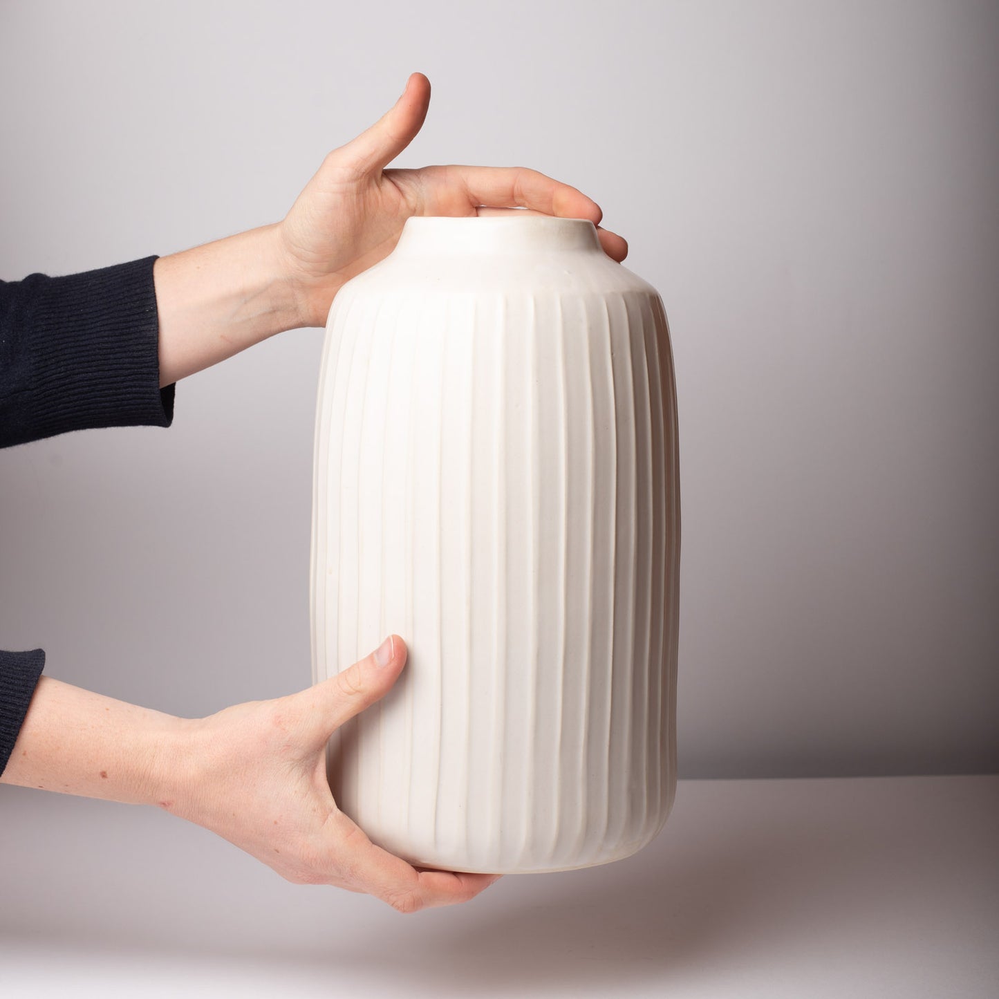 Grand Vase Meringue
