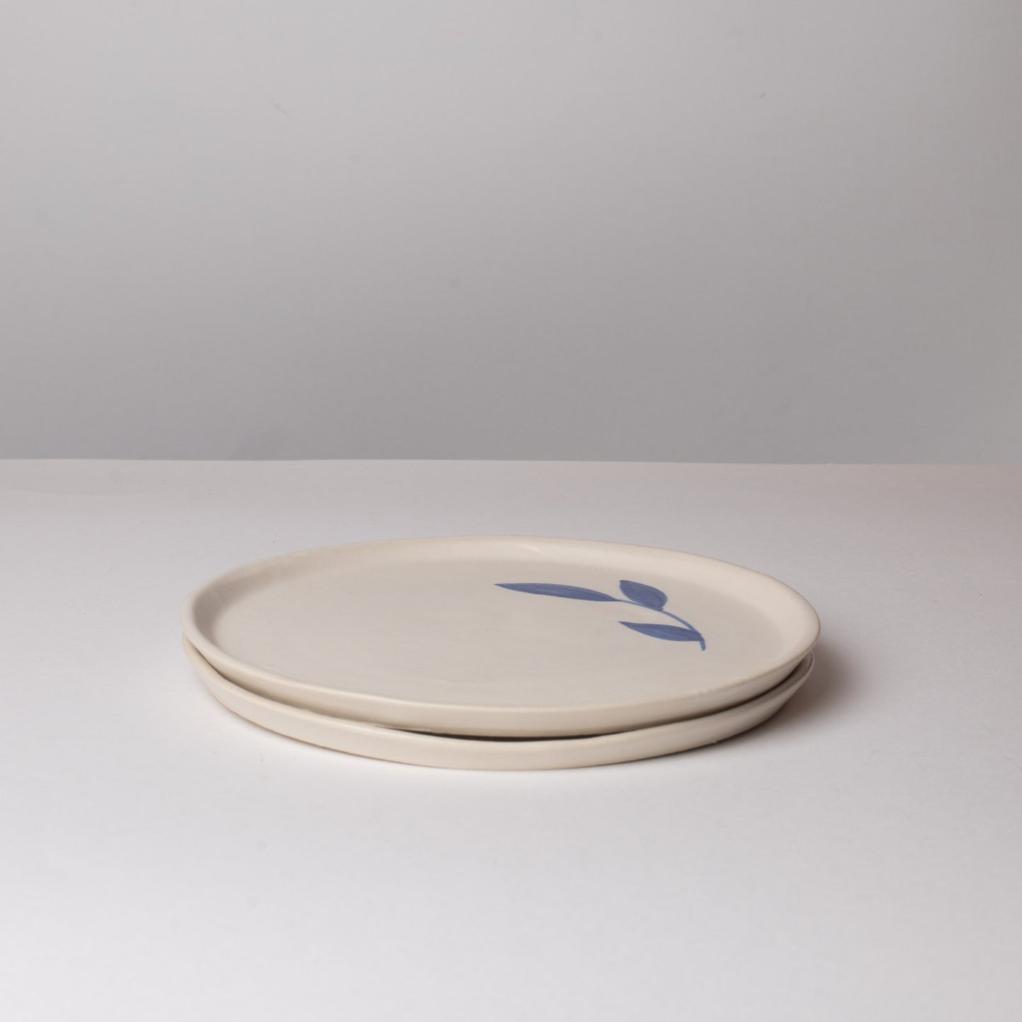Duo assiettes feuilles
