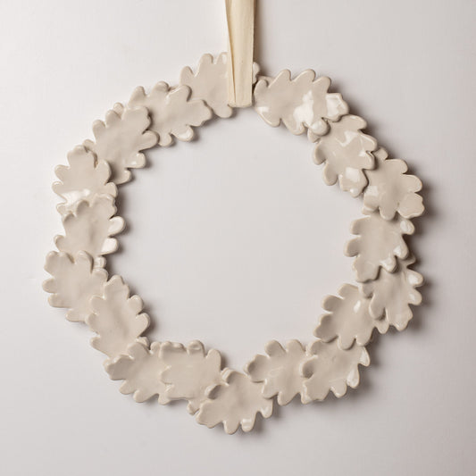 Couronne décorative chêne