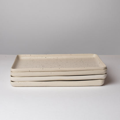 Set de plateaux moucheté