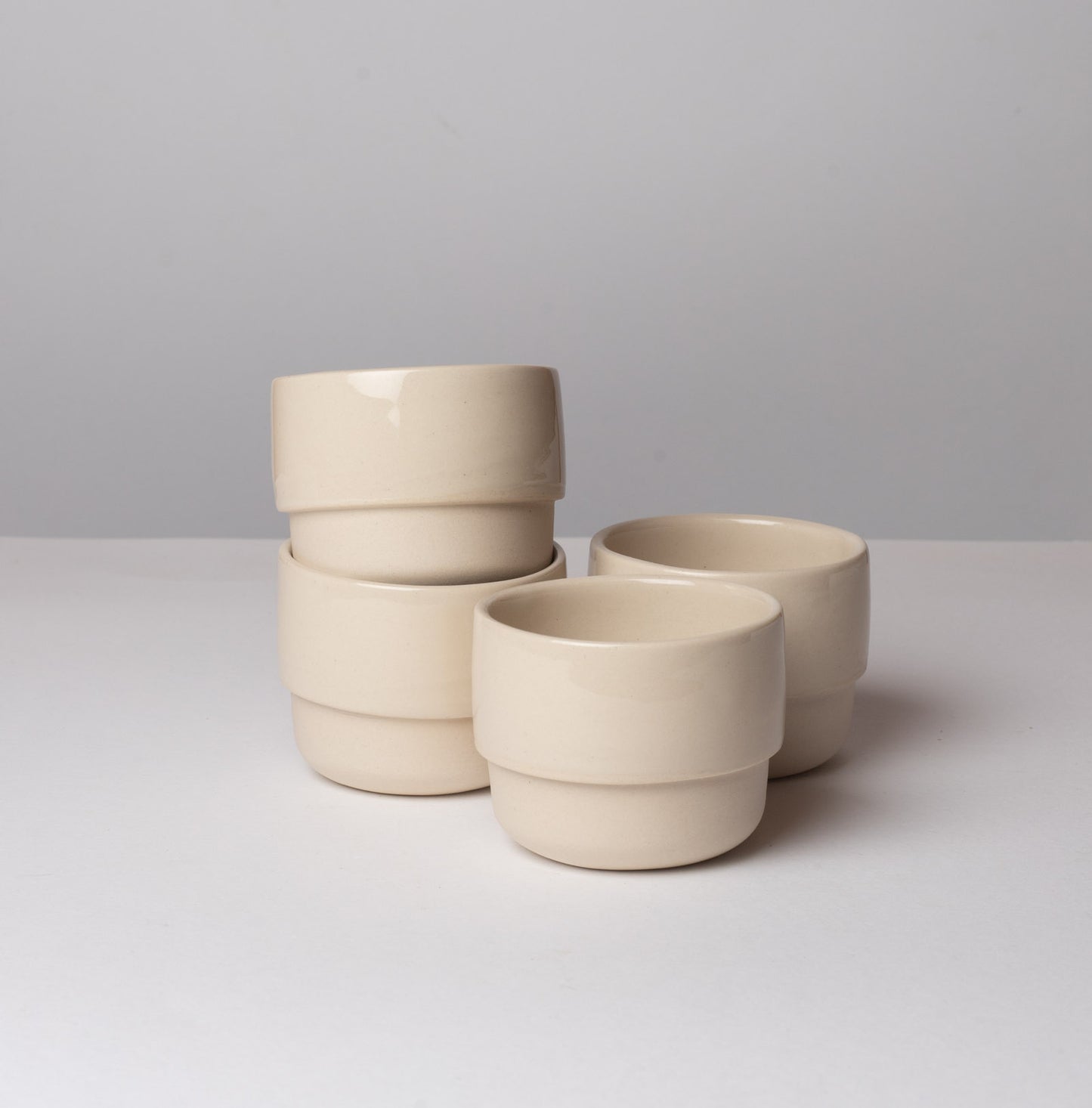Set tasses blanches