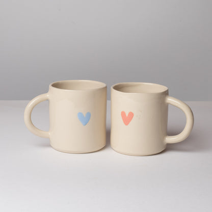 Mug rose & bleu
