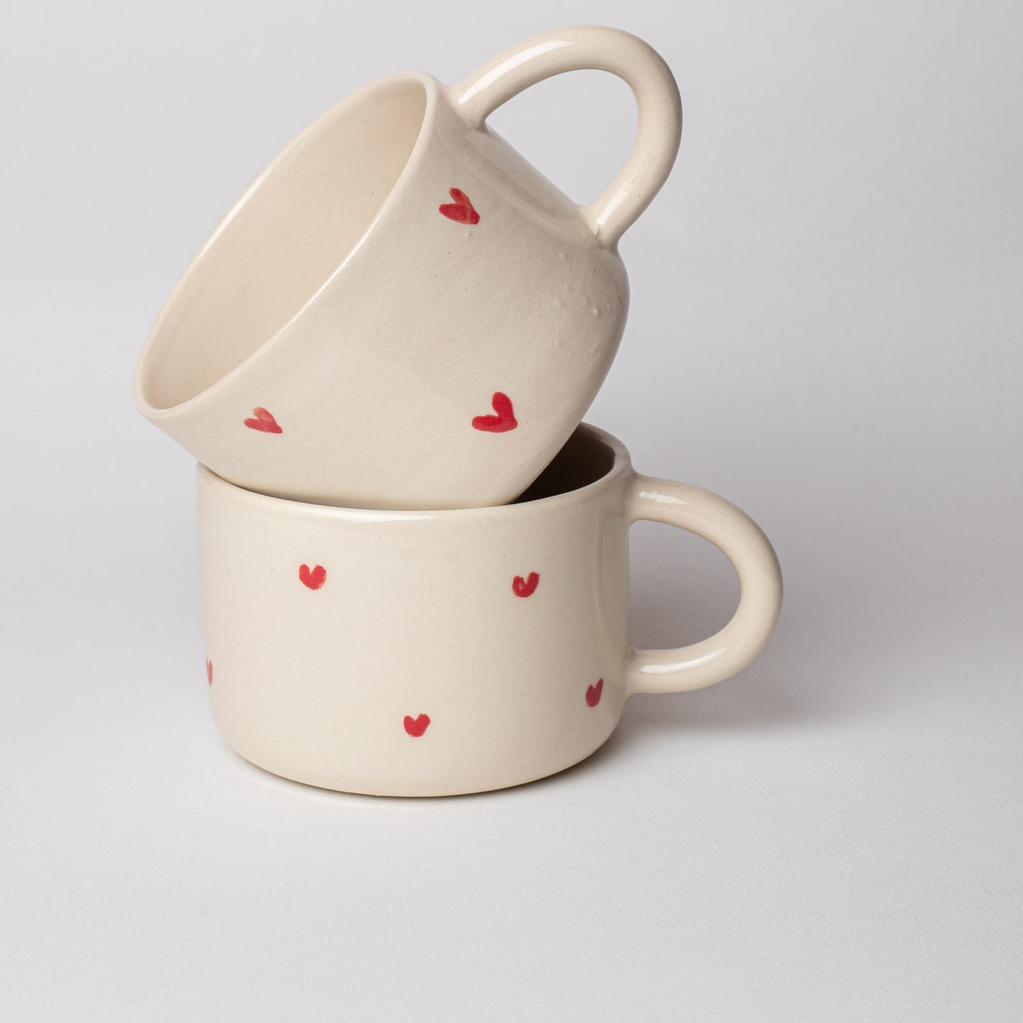 Tasse coeur en duo