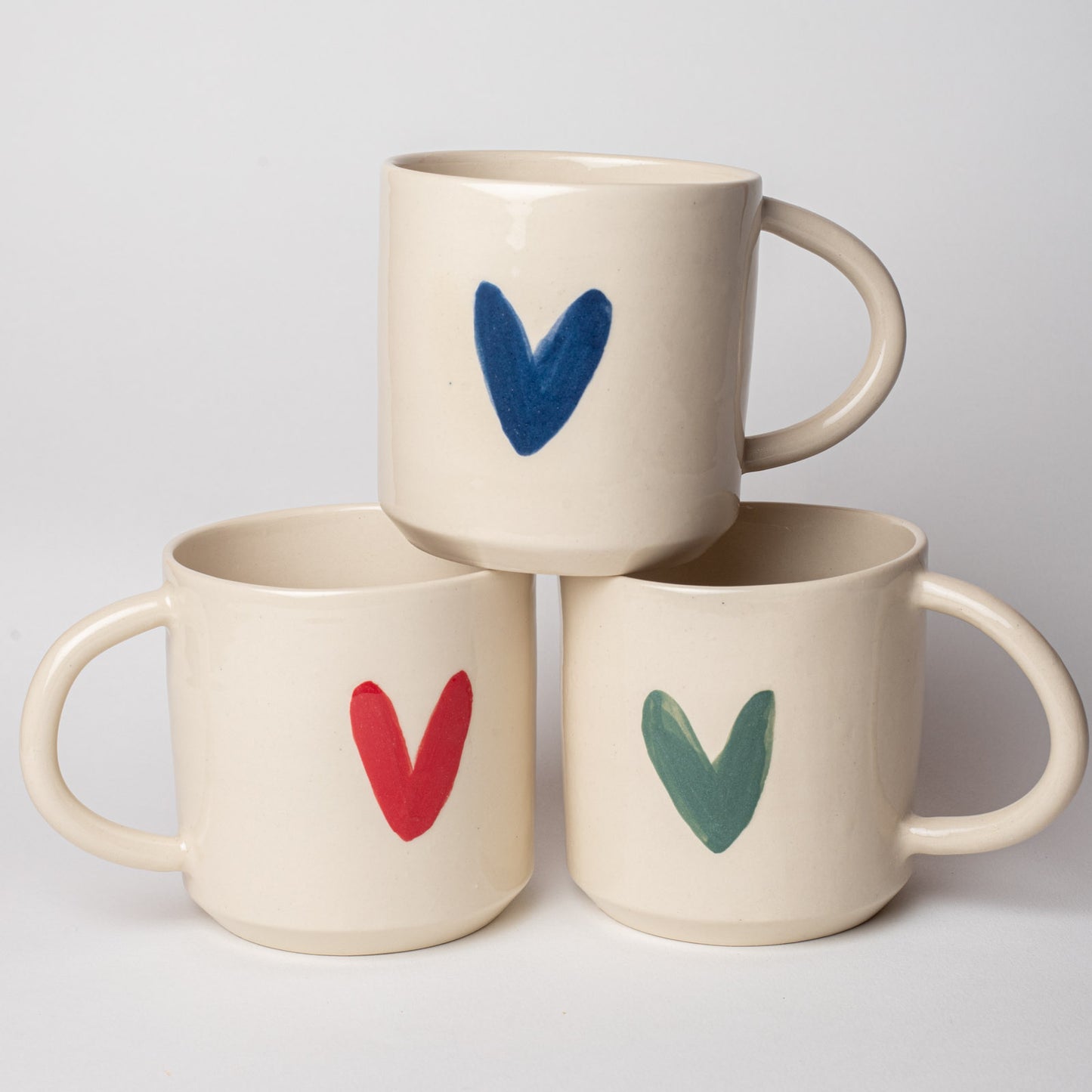 Grand mug coeur en duo