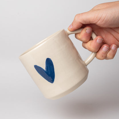 Grand mug coeur en duo