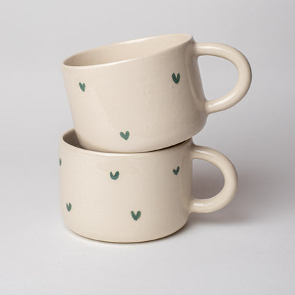 Tasse coeur en duo