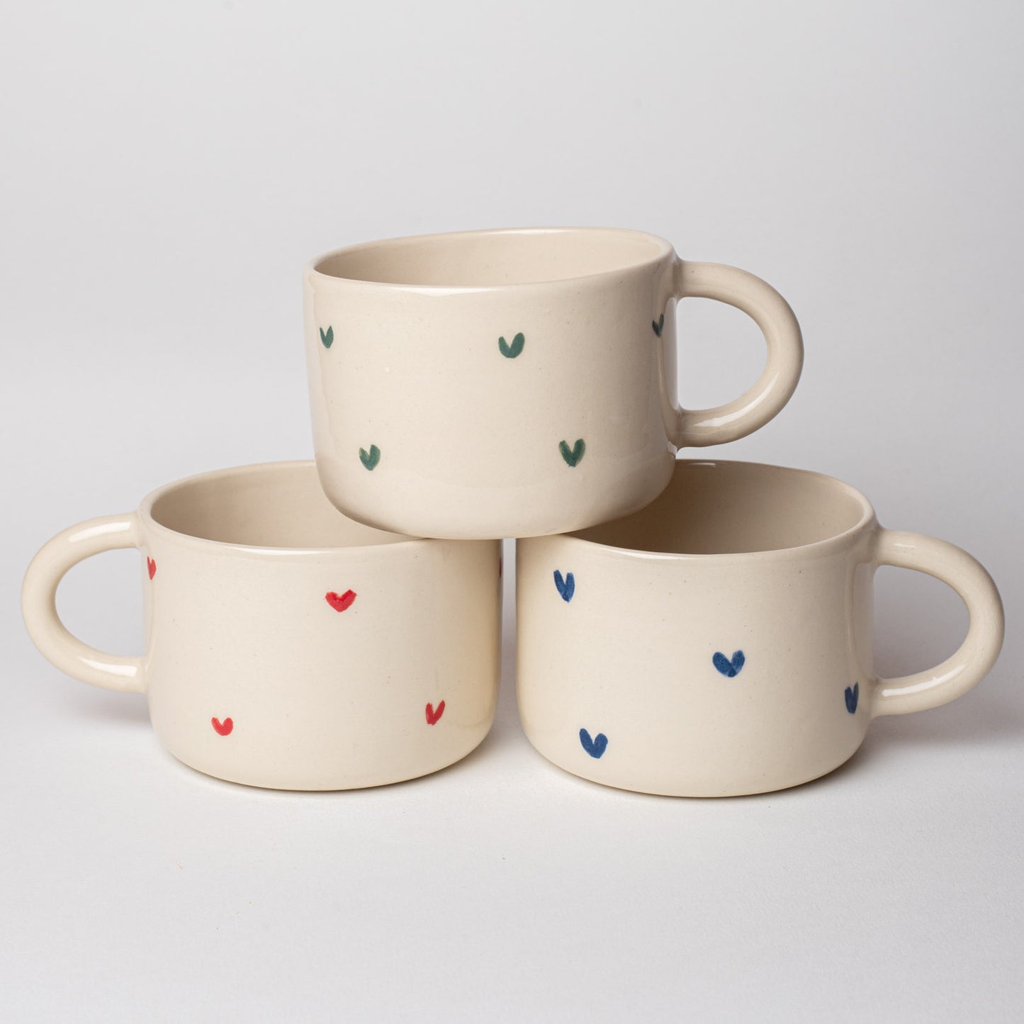 Tasse coeur en duo