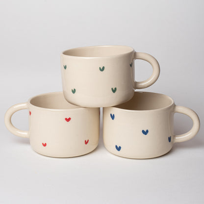 Tasse coeur en duo